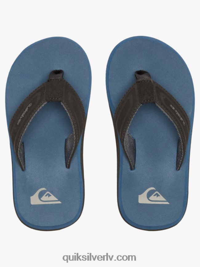 zēni Quiksilver 8-16 pērtiķu uzgriežņu atslēgas sandales zils 1 88064R2184