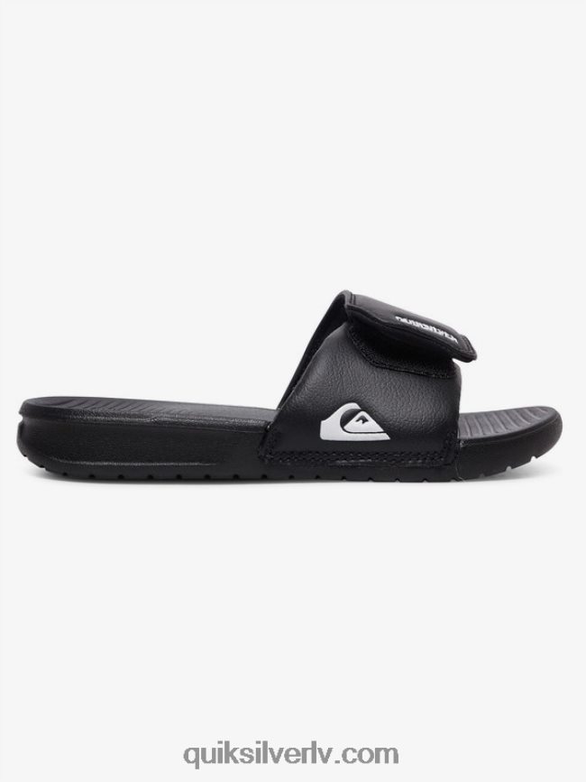zēni Quiksilver 8-16 spilgti krasta regulēšanas slīdņi melns balts 88064R2185