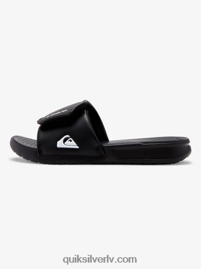 zēni Quiksilver 8-16 spilgti krasta regulēšanas slīdņi melns balts 88064R2185