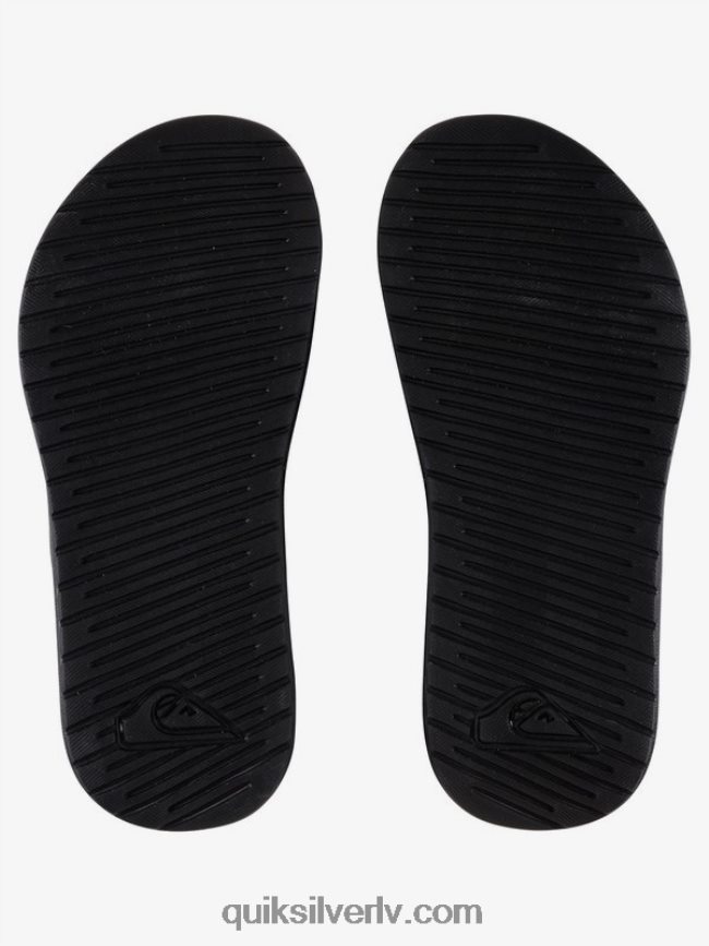 zēni Quiksilver 8-16 spilgti krasta regulēšanas slīdņi melns balts 88064R2185