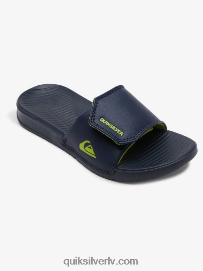 zēni Quiksilver 8-16 spilgti krasta regulēšanas slīdņi zils zaļš 88064R2187