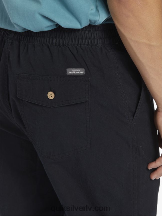 vīriešiem Quiksilver ūdensvīrs pēc sērfošanas biksēm melns 88064R791