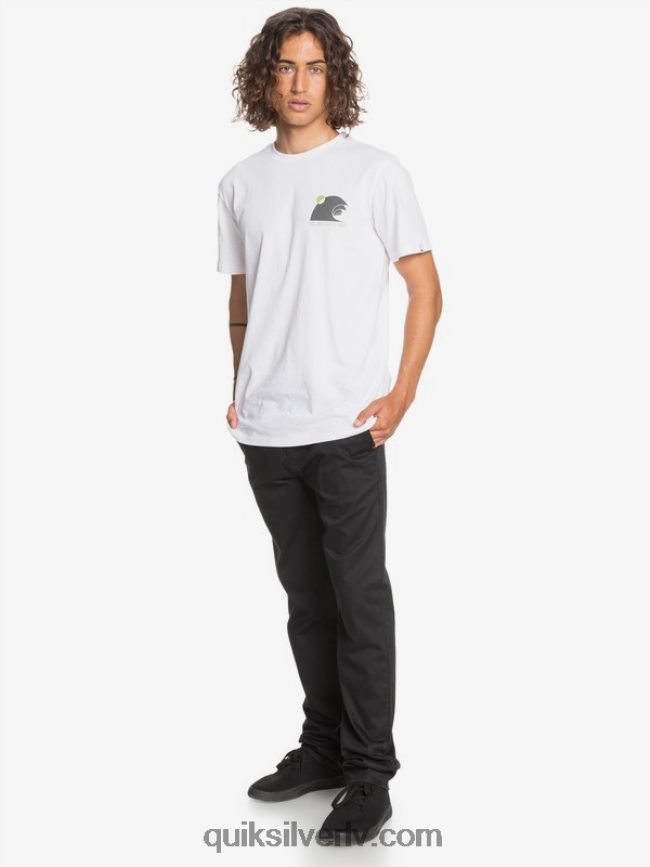vīriešiem Quiksilver ikdienas savienības čino kabatas bikses melns 88064R1160