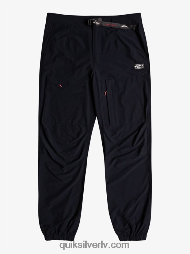 vīriešiem Quiksilver jūras gultnes kravas bikses melns 88064R1847