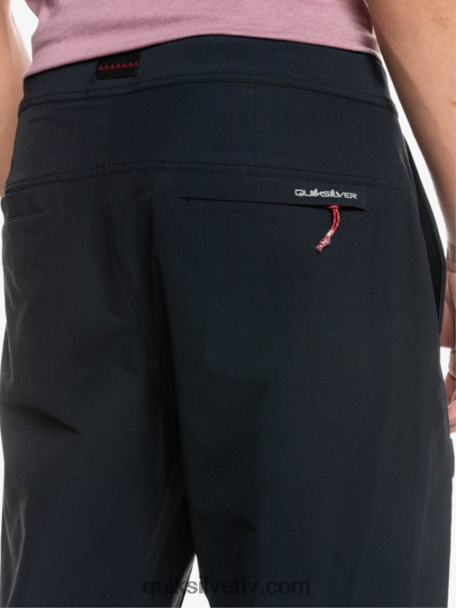 vīriešiem Quiksilver jūras gultnes kravas bikses melns 88064R1847