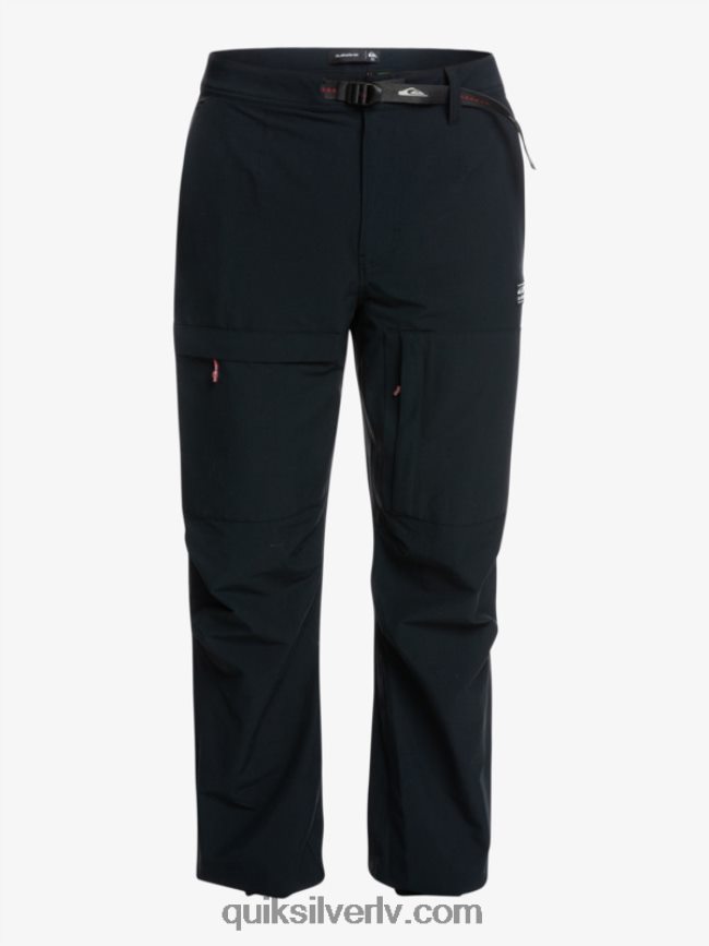 vīriešiem Quiksilver jūras gultnes kravas bikses melns 88064R1847