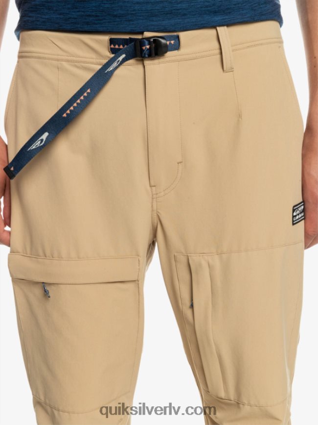 vīriešiem Quiksilver jūras gultnes kravas bikses tanīns 88064R1846