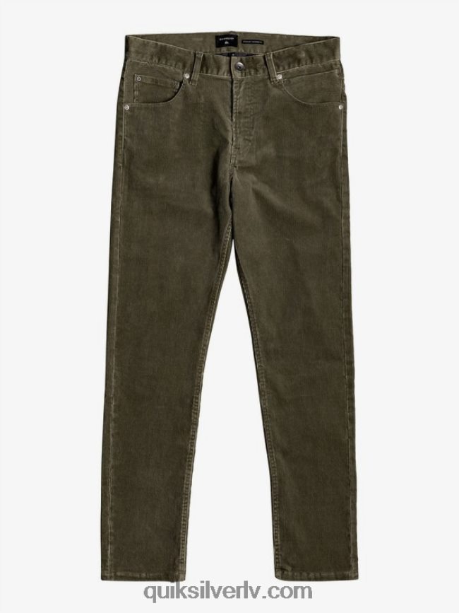 vīriešiem Quiksilver kracker taisni pieguļošas velveta bikses kalamata 88064R1606