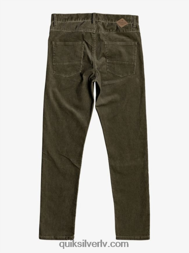 vīriešiem Quiksilver kracker taisni pieguļošas velveta bikses kalamata 88064R1606