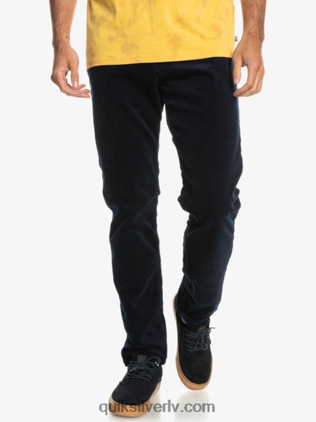vīriešiem Quiksilver krakera auklas velveta bikses jūras žakete 88064R1548