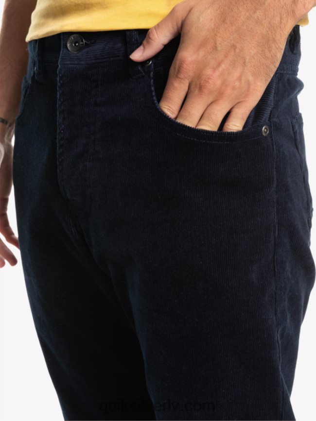 vīriešiem Quiksilver krakera auklas velveta bikses jūras žakete 88064R1548