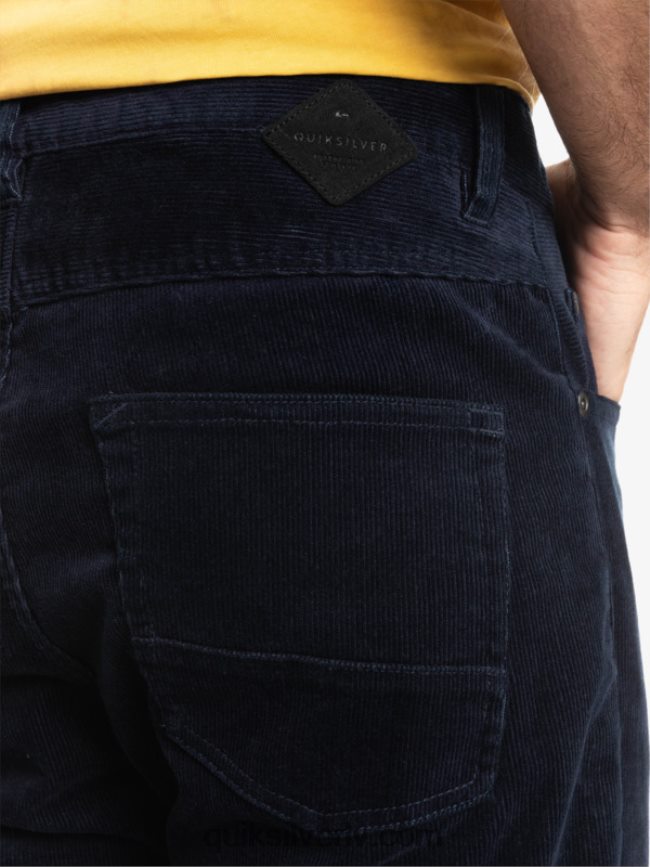 vīriešiem Quiksilver krakera auklas velveta bikses jūras žakete 88064R1548