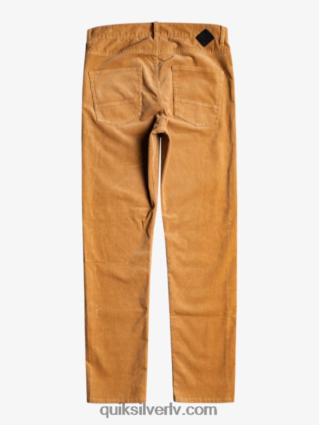 vīriešiem Quiksilver krakera auklas velveta bikses plage 88064R1550