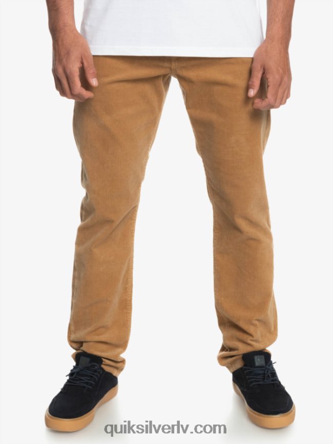 vīriešiem Quiksilver krakera auklas velveta bikses plage 88064R1550