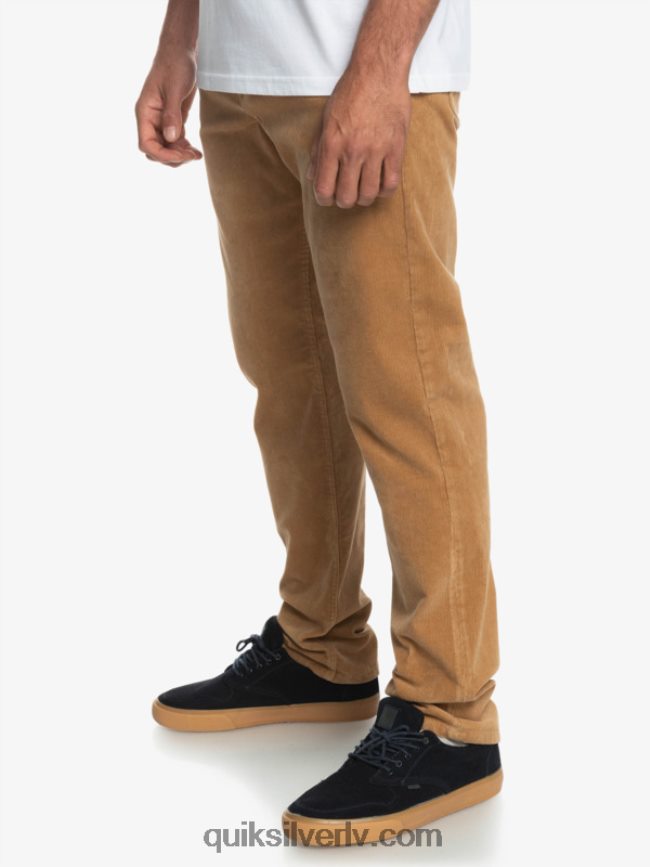 vīriešiem Quiksilver krakera auklas velveta bikses plage 88064R1550