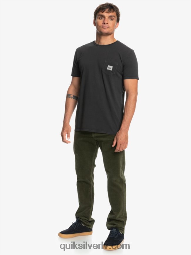vīriešiem Quiksilver krakera auklas velveta bikses vīnogu lapa 88064R1549