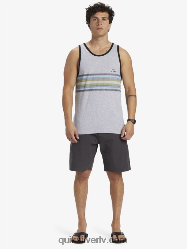 vīriešiem Quiksilver ikdienas svītru tvertne atlētisks viršs 88064R704