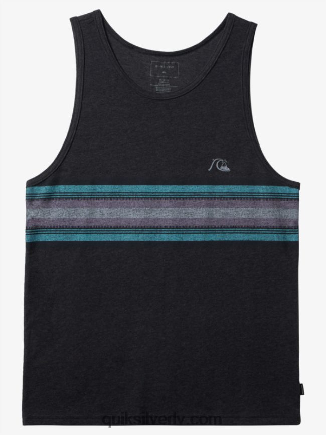 vīriešiem Quiksilver ikdienas svītru tvertne ogļu virši 88064R705