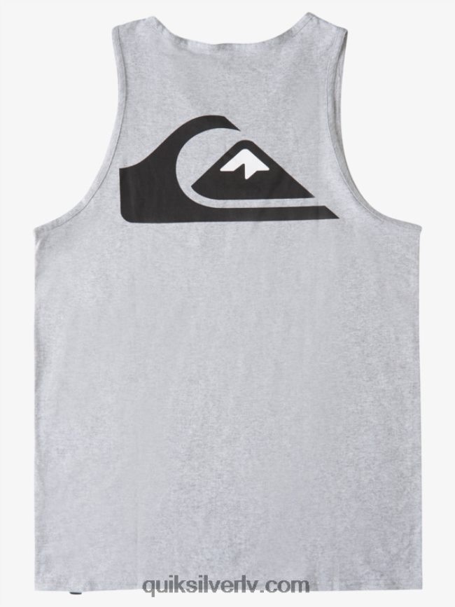 vīriešiem Quiksilver logotipa aizmugurējā tvertne atlētisks viršs 88064R1522