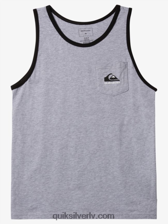 vīriešiem Quiksilver omni kabatas tvertnes t-krekls atlētisks viršs 88064R556