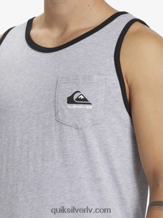 vīriešiem Quiksilver omni kabatas tvertnes t-krekls atlētisks viršs 88064R556