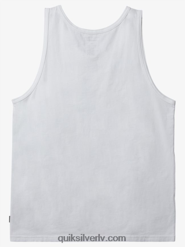 vīriešiem Quiksilver omni kabatas tvertnes t-krekls balts 88064R557
