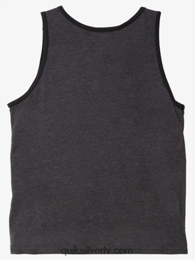 vīriešiem Quiksilver omni kabatas tvertnes t-krekls ogļu virši 88064R555
