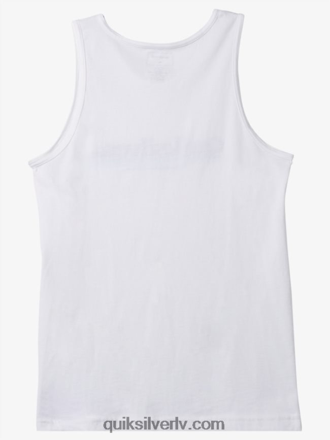 vīriešiem Quiksilver starp līnijām tvertne balts 88064R1004
