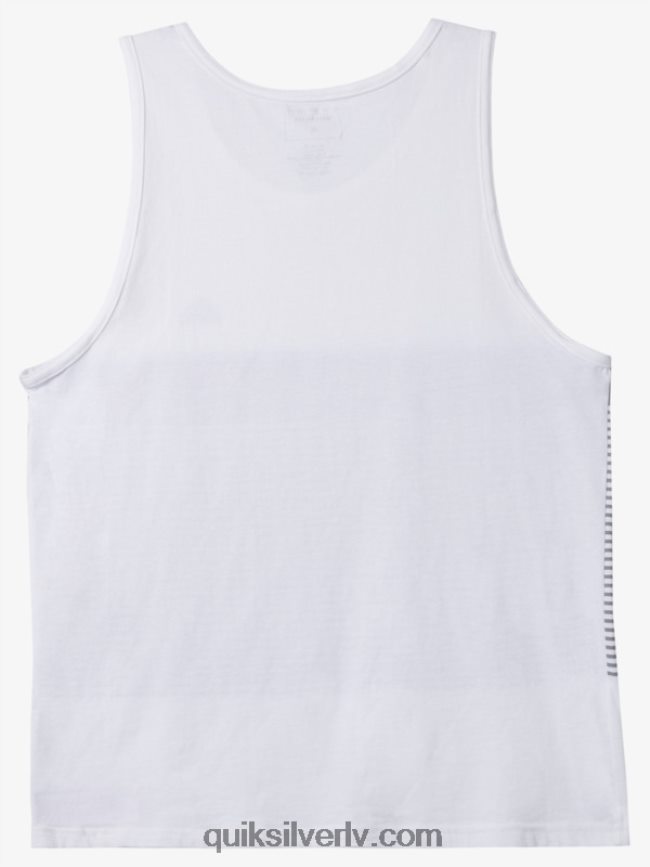 vīriešiem Quiksilver tihuānas svītru tvertne balts 88064R456