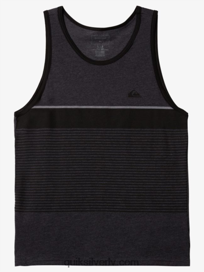 vīriešiem Quiksilver tihuānas svītru tvertne ogļu virši 88064R453
