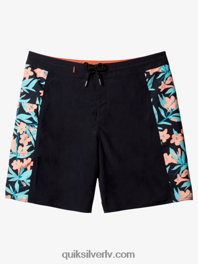 vīriešiem Quiksilver Waterman cliffside cieti 19 dēļu šorti melns 88064R415