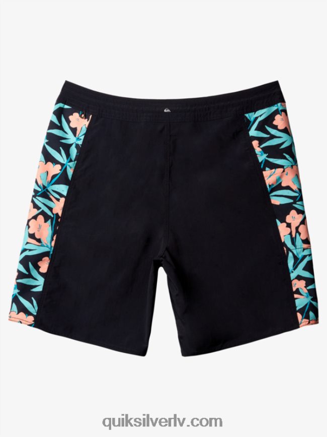 vīriešiem Quiksilver Waterman cliffside cieti 19 dēļu šorti melns 88064R415
