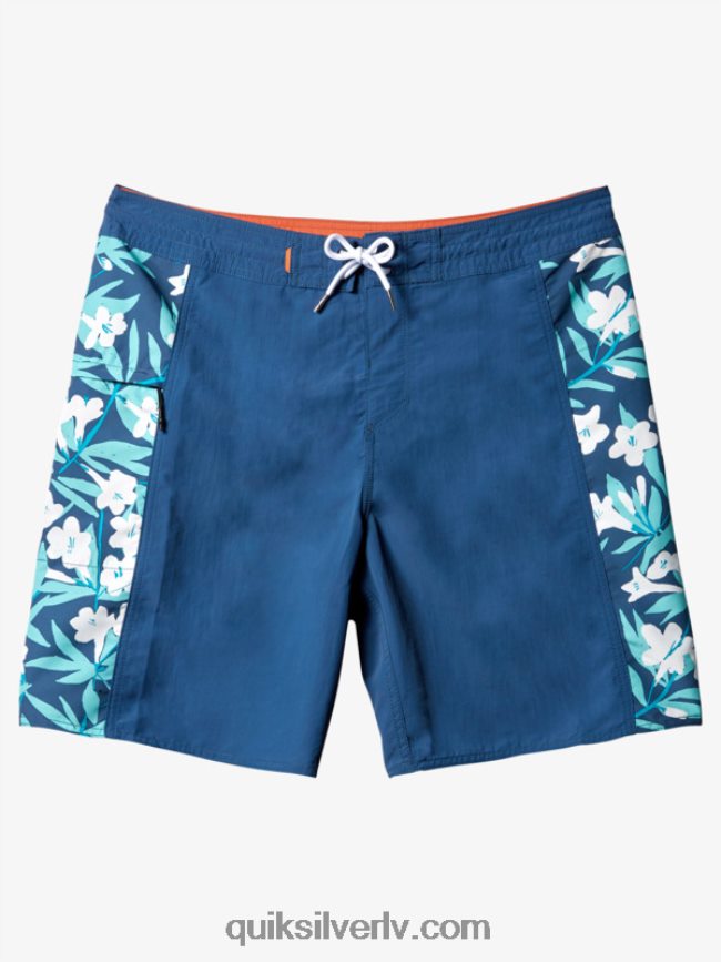 vīriešiem Quiksilver Waterman cliffside cieti 19 dēļu šorti praporščiks zils 88064R416