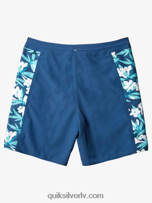 vīriešiem Quiksilver Waterman cliffside cieti 19 dēļu šorti praporščiks zils 88064R416