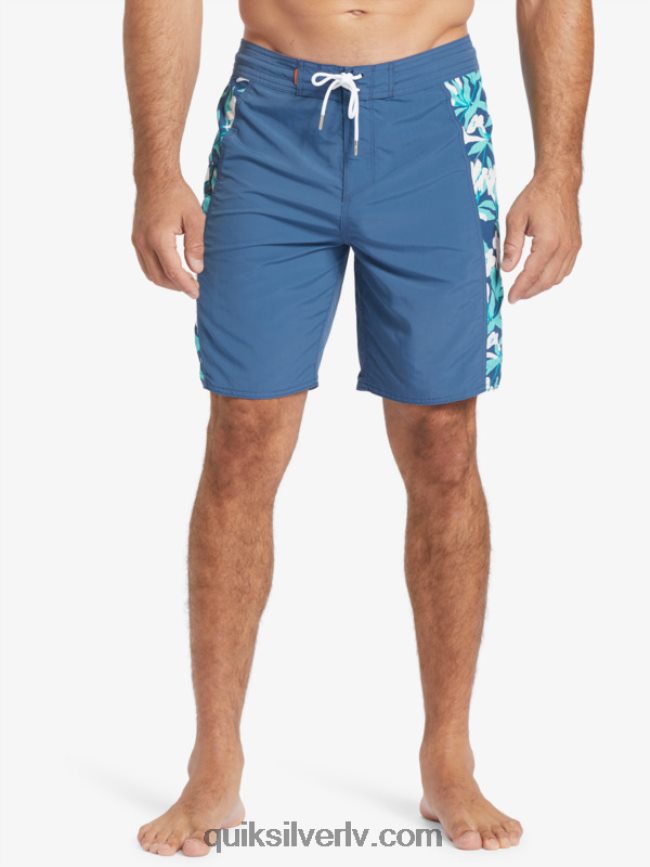 vīriešiem Quiksilver Waterman cliffside cieti 19 dēļu šorti praporščiks zils 88064R416