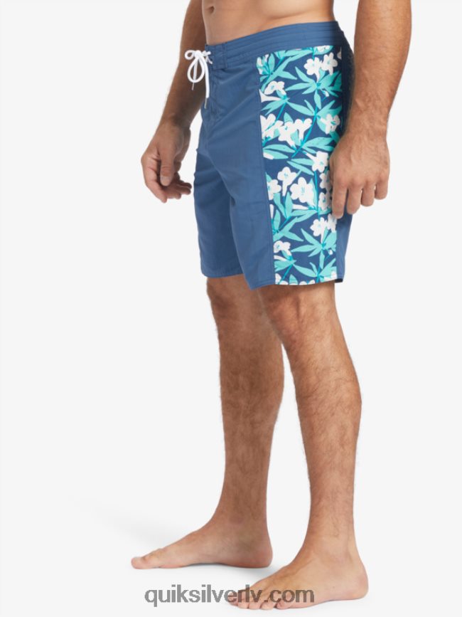 vīriešiem Quiksilver Waterman cliffside cieti 19 dēļu šorti praporščiks zils 88064R416