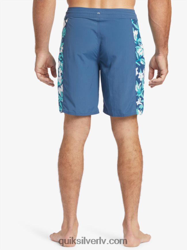 vīriešiem Quiksilver Waterman cliffside cieti 19 dēļu šorti praporščiks zils 88064R416