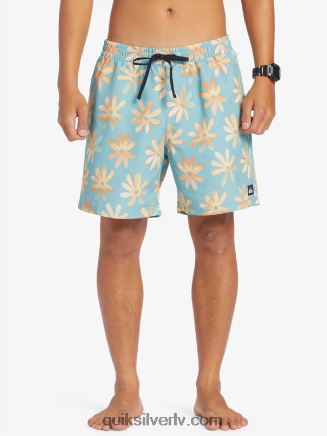 vīriešiem Quiksilver atkārtoti samaisa 17 zalves kameja zils 88064R353