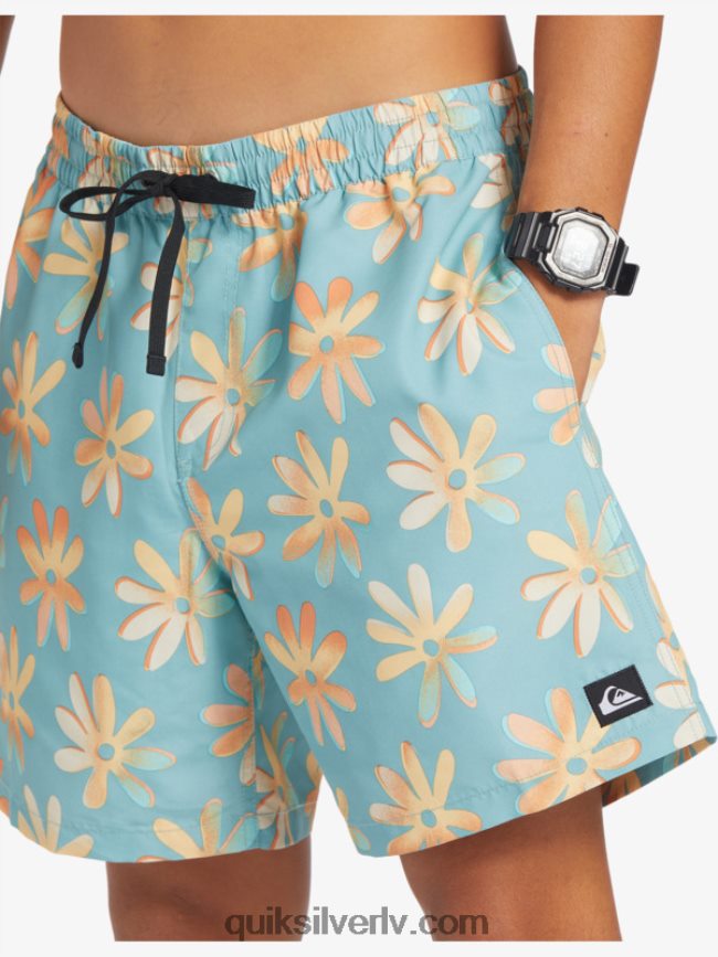 vīriešiem Quiksilver atkārtoti samaisa 17 zalves kameja zils 88064R353