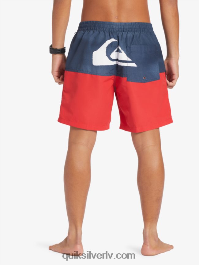 vīriešiem Quiksilver butt logo 17 zalves jūras žakete 88064R483