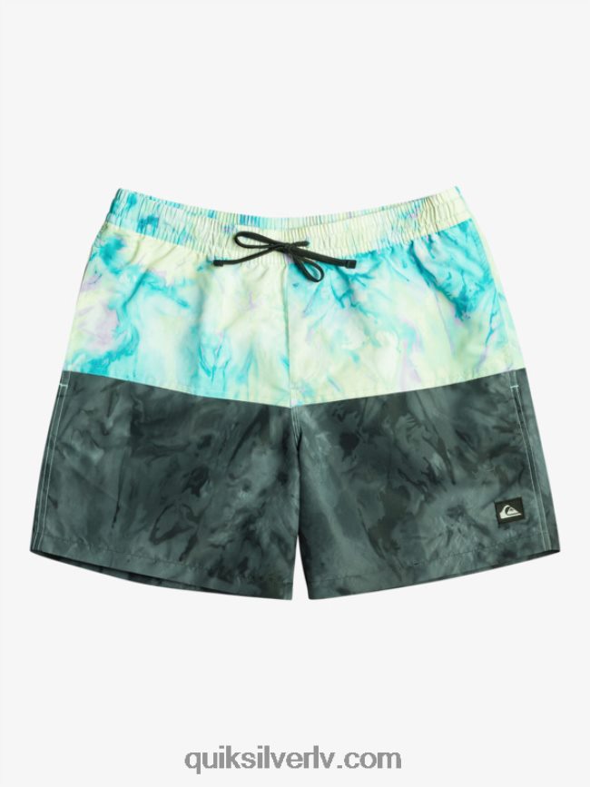 vīriešiem Quiksilver butt logo 17 zalves melns 88064R486
