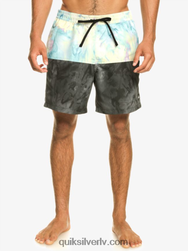 vīriešiem Quiksilver butt logo 17 zalves melns 88064R486