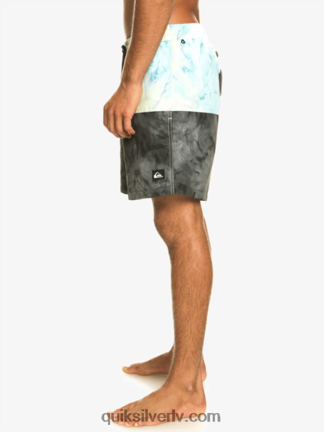 vīriešiem Quiksilver butt logo 17 zalves melns 88064R486