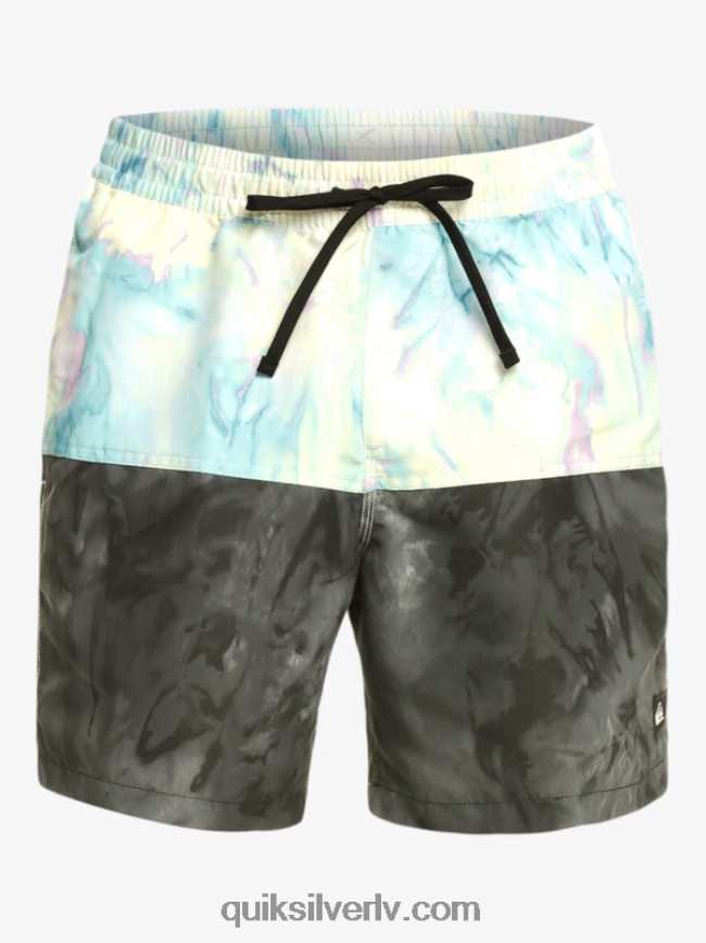 vīriešiem Quiksilver butt logo 17 zalves melns 88064R486