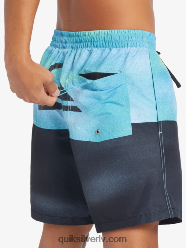 vīriešiem Quiksilver butt logo 17 zalves upe zila 88064R482