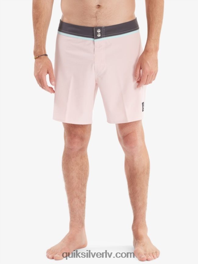 vīriešiem Quiksilver cieti snap 17 pārstrādāti dēļu šorti maigi rozā 88064R1829
