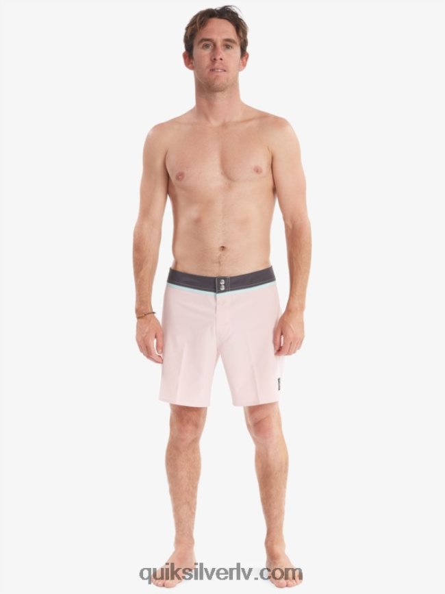 vīriešiem Quiksilver cieti snap 17 pārstrādāti dēļu šorti maigi rozā 88064R1829