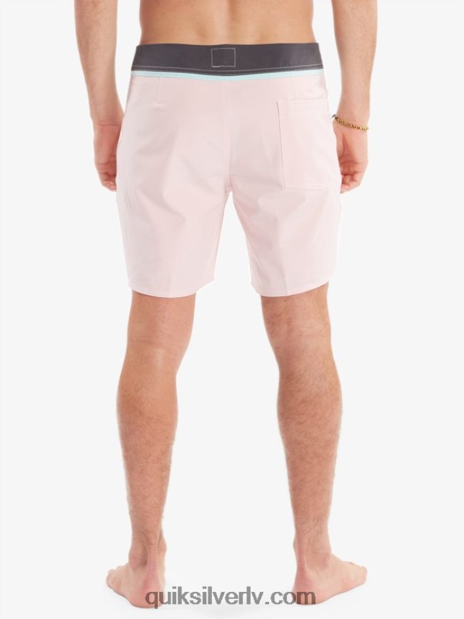 vīriešiem Quiksilver cieti snap 17 pārstrādāti dēļu šorti maigi rozā 88064R1829