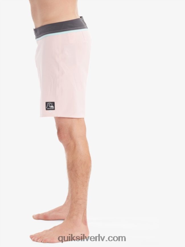 vīriešiem Quiksilver cieti snap 17 pārstrādāti dēļu šorti maigi rozā 88064R1829