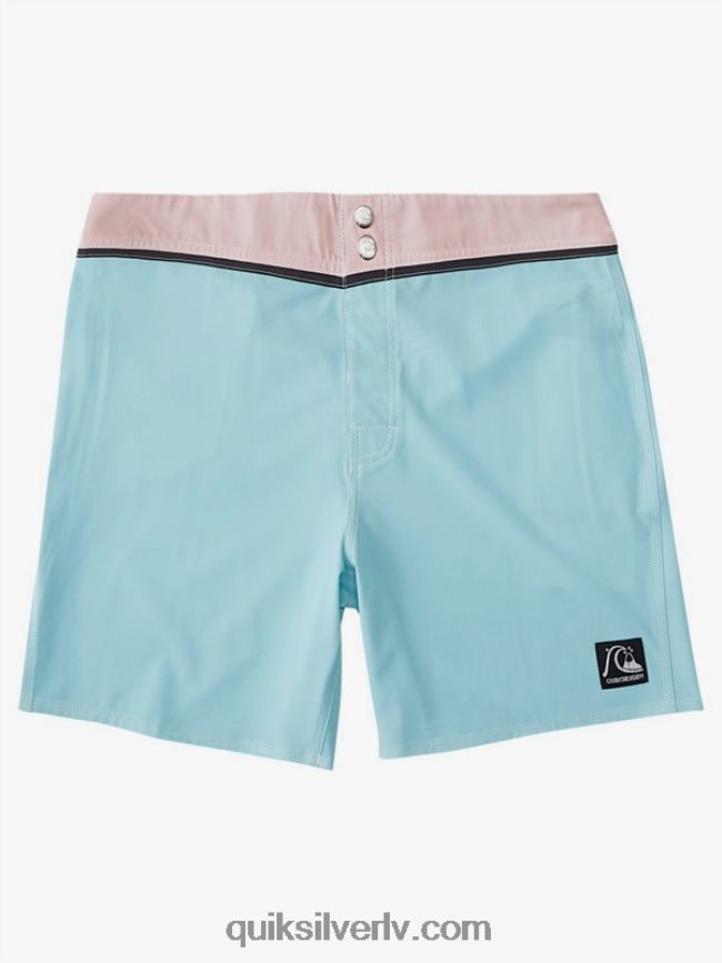 vīriešiem Quiksilver cieti snap 17 pārstrādāti dēļu šorti zils nokrāsa 88064R1828